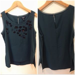 Simply Vera Small Green Blouse Floral application